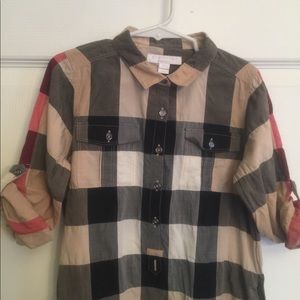 Burberry Girls Shirtdress Sz 8/10 y/o like US sz7
